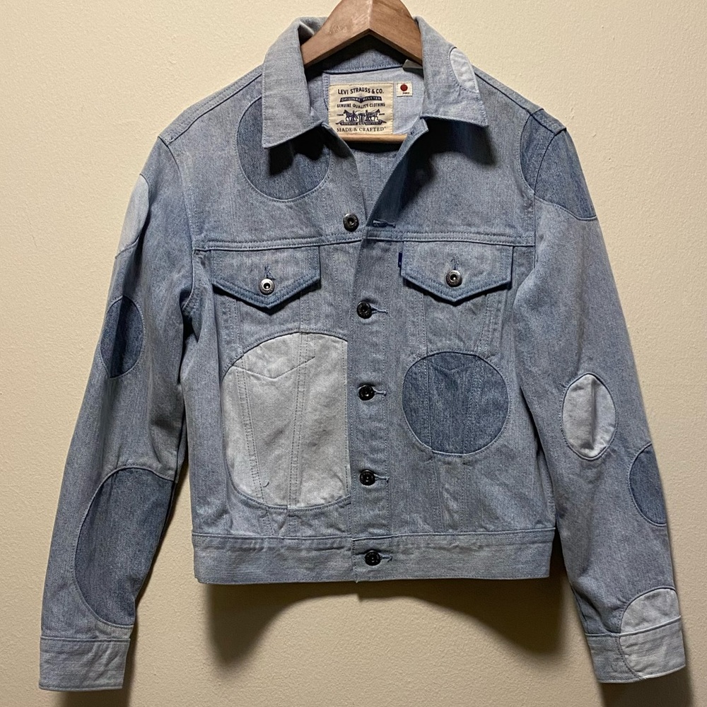 Levi’s Made and Crafted trucker jacket, color light jean, size small